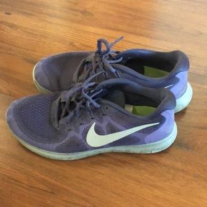 Nike free run - womens size 10 - purple.